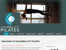 Tablet Screenshot of cc-pilates.com